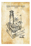 1953 Lighthouse Patent Print - Beach House Decor, Wall Decor, Wall Decor, Lighthouse Decor, Seaside Decor, Toy Patent, Home Decor