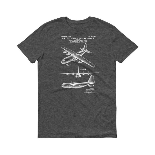 1954 Lockheed C-130 Hercules Airplane Patent T-Shirt - C-130 Airplane Shirt, Aviation t-shirt, Airplane t-shirt, Pilot Gift, C-130 T-Shirt Shirts mypatentprints 