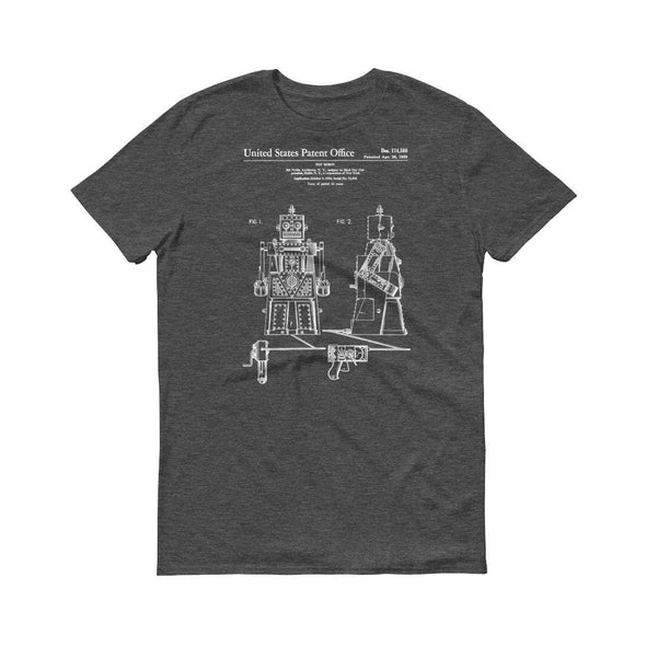 1955 Robert the Robot Toy Patent T-Shirt - Retro Toys Shirt, Outer Space Toy, Sci Fi T-Shirt, Toy Patent, Robot T-Shirt, Vintage Toy T-Shirt Shirts mypatentprints 