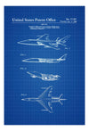 1956 Boeing Jet Patent - Airplane Blueprint, Pilot Gift, Airplane Poster, Vintage Aviation Art, Airplane Art, Boeing Patent, Military Jet Art Prints mypatentprints 10X15 Parchment 