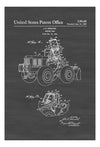 1957 Tractor Patent Print - Wall Decor, Tractor Decor, Tractor Art, Classic Car, Tractor Cab Patent, Equipment Patent, Tractor Blueprint Art Prints mypatentprints 