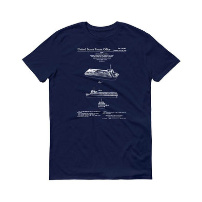1958 Ferry Boat Patent T-Shirt - Ferry Boat T-Shirt, Old Patent, Sailor Gift, Navy Gift, Vintage Nautical, Ship T-Shirt, Ferry Ship T-Shirt Shirts mypatentprints 3XL Black 