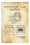 1960 Truck Cab Patent Print, Wall Decor, Truck Decor, Truck Art, GM Truck Patent, Truck Patent, Trucker Gift, Truck Drawing, Truck Blueprint Art Prints mypatentprints 