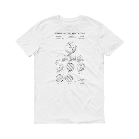 1967 Bowling Ball Patent T-Shirt - Bowler Gift, Bowling Patent, Bowling Ball T-Shirt, Bowling Fan Gift, Vintage Bowling, Bowling T-Shirt Shirts mypatentprints 
