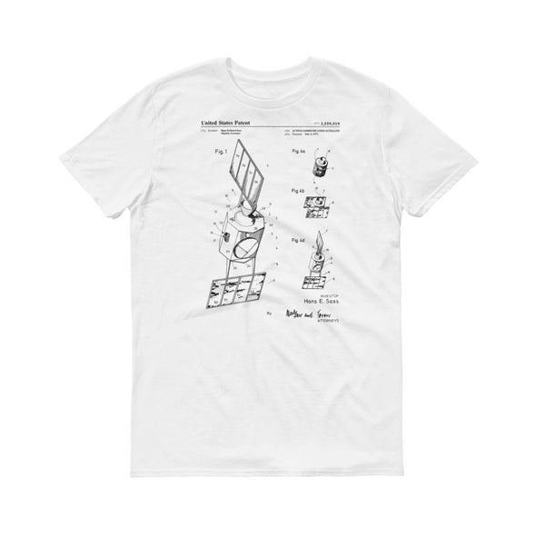 1971 Communication Satellite Patent T Shirt - Satellite T-Shirt, Astronaut Shirt, Space T-Shirt, Spacecraft T-Shirt, Space Exploration Shirt Shirts mypatentprints 