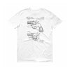 1973 Colt Revolver Patent T-Shirt - Patent Shirt, Gun t-shirt, Revolver t-shirt, Colt Patent, Revolver Patent, Colt Revolver, Gun Patent