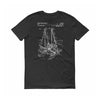 1977 Outrigger Patent T-Shirt - Naval Art, Sailor Gift, Patent Art, Outrigger Sailboat, Vintage Nautical, Sailing T-Shirt, Boating T-Shirt