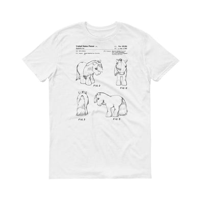 1983 My Little Pony Patent T-Shirt - Retro Toys Shirt, Little Pony T-Shirt, Toy Patent, Vintage Toy T-Shirt, Vintage TV Shirt, Girls T-Shirt Shirts mypatentprints 3XL Black 