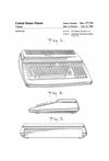 1985 Commodore 128 Computer Patent Print - Wall Décor, Computer Décor, Vintage Computer, Old Computer, Retro Patent, Commodore Patent Art Prints mypatentprints 
