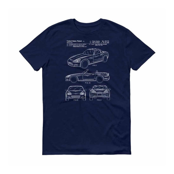 1999 Honda S2000 Design Patent T-Shirt - Classic Car Shirt, Car Gift, Honda S2000 T-Shirt, Honda T-Shirt, Honda Patent T-Shirt, S2000 Patent Shirts mypatentprints 