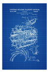 Aircraft Propulsion Patent - Vintage Airplane, Airplane Blueprint, Airplane Art, Pilot Gift, Aircraft Decor, Airplane Poster, Engine Patent Art Prints mypatentprints 