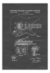 Fender Guitar Pick Up Patent - Patent Print, Wall Decor, Music Poster, Music Art, Musical Instrument Patent, Guitar Patent, Fender Art Prints mypatentprints 10X15 Parchment 