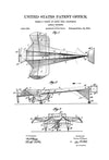 Aerial Machine Patent Print - Airplane Blueprint, Vintage Aviation Art, Airplane Art, Pilot Gift,  Aircraft Decor, Airplane Poster