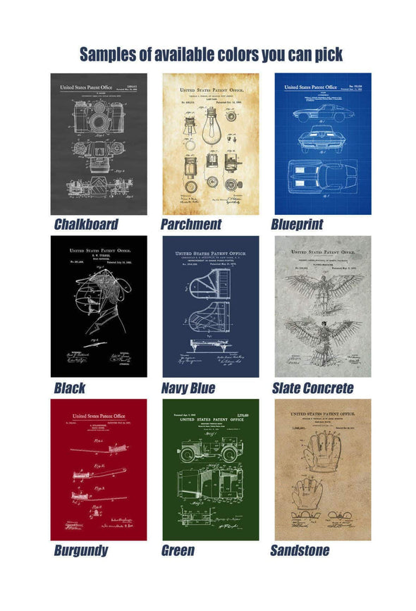 Aircraft Flight Instrument Patent - Airplane Instrument, Airplane Art, Pilot Gift, Flight Instrument, Aircraft Decor, Artificial Horizon