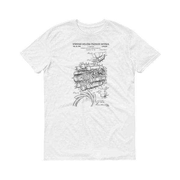 Aircraft Propulsion Patent T-Shirt - Old Patent t-shirt, Aviation T-Shirt, Airplane t-shirt, Pilot Gift, Airplane Shirt, Airplane Engine