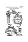 Airplane Instrument Dial Patent Print 1940 - Aircraft Dial, Airplane Art, Pilot Gift, Aviation Poster, Aircraft Decor, Artificial Horizon Art Prints mypatentprints 