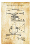 Alexander Bell Telephone Patent - Decor, Office Decor, Patent Print, Phone Patent, Telephone Patent, Vintage Telephone, Telephone Blueprint