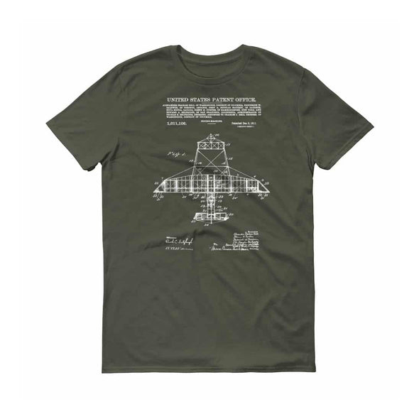 Alexander Graham Bell Flying Machine Patent T-Shirt - Patent t-shirt, Old Patent t-shirt, Aviation T-shirt, Airplane T-shirt, Pilot Gift