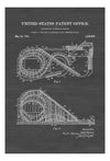 Amusement Park Rollercoaster Patent - Patent Print, Kids Room Decor, Ride Patent, Coaster Patent, Game Room Art, Carnival Decor, Fair Art Art Prints mypatentprints 5X7 Blueprint 
