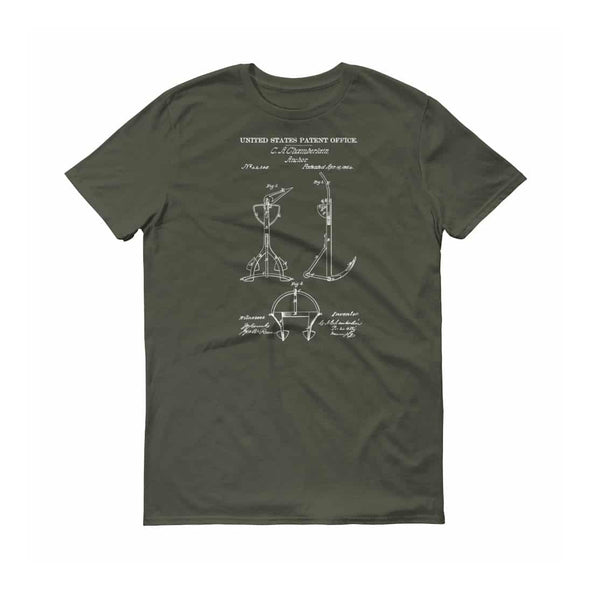 Anchor Patent T-Shirt 1864 - Patent t-shirt, Old Patent T-shirt, Vintage Anchor, Naval Art, Sailor Gift, Navy Gift Shirts mypatentprints 