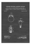 Antique Ring Patent - Vanity Décor, Fashion Art, Feminine Décor, Boutique Decor, Vintage Jewelry Print, Women's Gift, 1900s Jewelry Patent Art Prints mypatentprints 