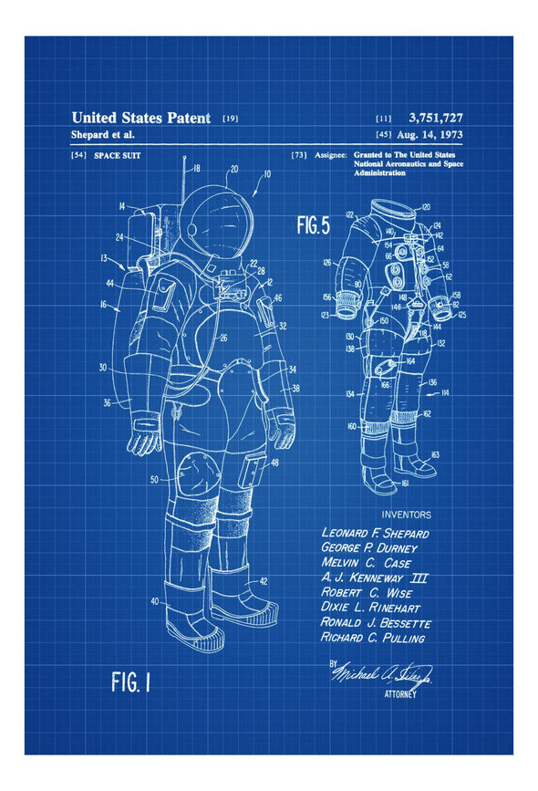 Apollo Space Suit Patent - Astronaut, Space Art, Space Poster, Space Program, Space Program, Aircraft Decor, Aviation Art, Pilot Gift mws_apo_generated mypatentprints White #MWS Options 3318195087 