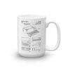 Apple Computer Patent Mug 1983 - Apple Patent, Old Patent Mug, Vintage Computer, Geek Gift, Computer Mug, Steve Jobs Patent, Apple Mug Mug mypatentprints 