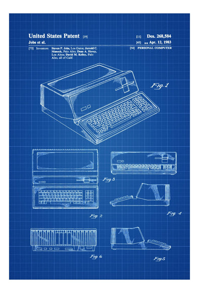 Apple Computer Patent - Patent Print, Wall Decor, Computer Decor, Vintage Computer, Old Computer, Apple Patent, Steve Jobs Patent mws_apo_generated mypatentprints Parchment #MWS Options 3275793695 