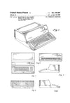 Apple Computer Patent - Patent Print, Wall Decor, Computer Decor, Vintage Computer, Old Computer, Apple Patent, Steve Jobs Patent