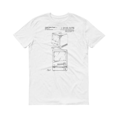 Apple Macintosh Computer Patent T-Shirt - Patent Shirt, Old Patent t-shirt, Vintage Computer, Geek Gift, Computer T-Shirt, Apple Patent Shirts mypatentprints 3XL Black 