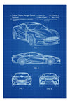 Aston Martin Patent - Patent Print, Wall Decor, Automobile Decor, Automobile Art, Classic Car, Aston Martin Vanquish,