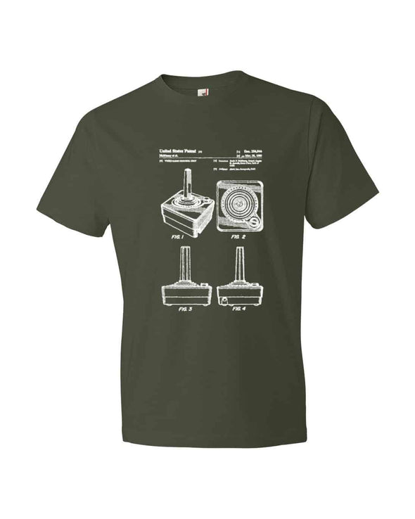 Atari 2600 Joystick Patent T Shirt - Patent Shirt, Video Game Patent, Gamer Gift, Gamer Shirt, Atari Patent Shirt, Atari Shirt