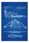 B-2 Bomber Patent - Airplane Blueprint, Aviation Art, Airplane Art, Pilot Gift, Aircraft Decor, Airplane Poster, Northrop, Air Force Art Prints mypatentprints 10X15 Parchment 
