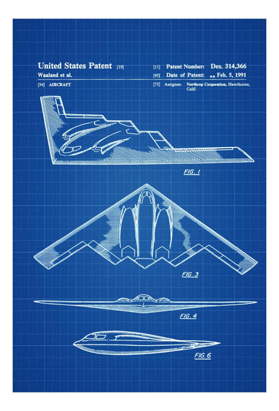 B-2 Bomber Patent - Airplane Blueprint, Aviation Art, Airplane Art, Pilot Gift, Aircraft Decor, Airplane Poster, Northrop, Air Force mws_apo_generated mypatentprints Chalkboard #MWS Options 3111298447 