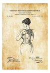 Back Laced Corset Patent - Vanity Décor, Fashion Art, Girls Room Décor, Fashion Décor, Boutique Decor, Vintage Corset, Women's Gift Art Prints mypatentprints 