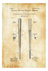 Baseball Bat Patent - Patent Print, Wall Decor, Baseball Art, Bat Patent, Baseball Fan Gift, Baseball Bat Blueprint