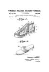Basketball Shoes Patent Print 1968 - Wall Decor, Basketball Art, Basketball Poster, Basketball Patent, Sports Patent, Sports Art Art Prints mypatentprints 