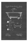 Bathtub Patent Print - Patent Poster, Wall Decor, Bathroom Decor, Bathroom Art, Bathroom Poster, Bathroom Sign, Shower Decor, Bathtub Patent mws_apo_generated mypatentprints Parchment #MWS Options 2864949720 