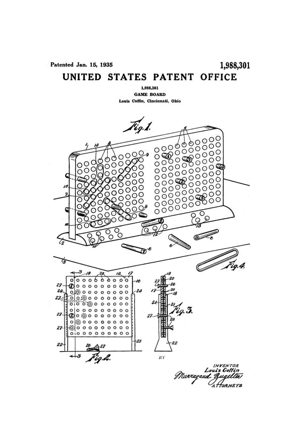 Battleship Game Patent - Patent Print, Board Game Art, Board Game Patent, Retro Toys, Game Room Art, Play Room Art