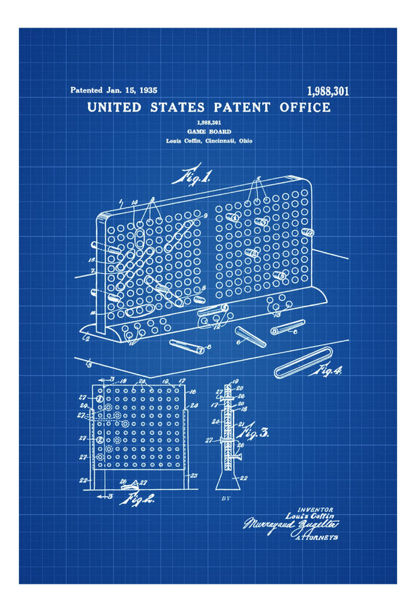 Battleship Game Patent - Patent Print, Board Game Art, Board Game Patent, Retro Toys, Game Room Art, Play Room Art