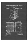 Bee Hive Patent 1885 - Patent Print, Wall Decor, Bee Keeper, Honey Bee, Honeycomb, Farmhouse Decor