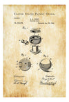 Billiard Ball Patent 1894 - Patent Print, Wall Decor, Pool Table Decor, Billiard Room Decor, Basement Art, Pool Decor, Bar Wall Art