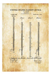 Billiard Cue Patent 1914 - Billiard Room Decor, Patent Print, Wall Decor, Pool Table Decor, Basement Art, Pool Decor, Bar Wall Art, Pool Cue