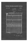 Billiard Cue Rack Patent 1923 - Billiard Room Decor, Patent Print, Wall Decor, Pool Table Decor, Basement Art, Bar Wall Art, Pool Cue Rack Art Prints mypatentprints 