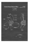 Boat Propeller Patent - Vintage Propeller, Propeller Blueprint, Naval Art, Sailor Gift,  Nautical Decor, Sailboat, Sailboat Decor