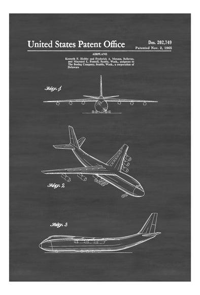 Boeing Cargo Airplane Patent - Airplane Blueprint, Aircraft Decor, Airplane Poster, Vintage Aviation Art, Airplane Art, Boeing Patent Art Prints mypatentprints 10X15 Parchment 