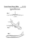 Boeing Cargo Airplane Patent - Airplane Blueprint, Aircraft Decor, Airplane Poster, Vintage Aviation Art, Airplane Art, Boeing Patent Art Prints mypatentprints 