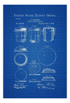 Bottle Cap Patent Print 1892 - Decor, Kitchen Decor, Beer Decor, Patent Print, Wall Decor, Bar Decor, Man Cave Decor, Bottle Cap Print Art Prints mypatentprints 