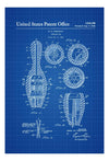 Bowling Pin Patent - Patent Print, Wall Decor, Bowling Art, Bowler Gift, Bowling Print, Bowlers, Bowling League, Bowling Pin Blueprint