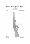 Breech Loading Firearm Patent - Patent Print, Wall Decor, Gun Art, Firearm Art, Breech Loading Rifle, Rifle Patent, Breechloader Patent Art Prints mypatentprints 